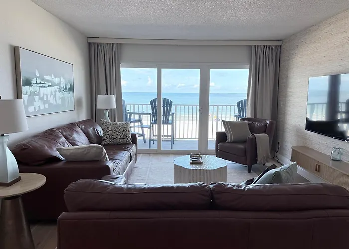 Gulf-front 3br With Huge Balcony, Pool And Private Garage Apartment Clearwater Beach